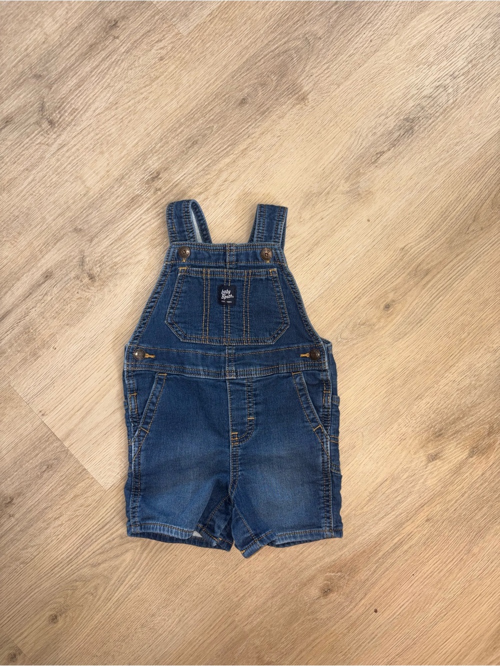 OshKosh B'gosh Blue Denim Shortall Overalls